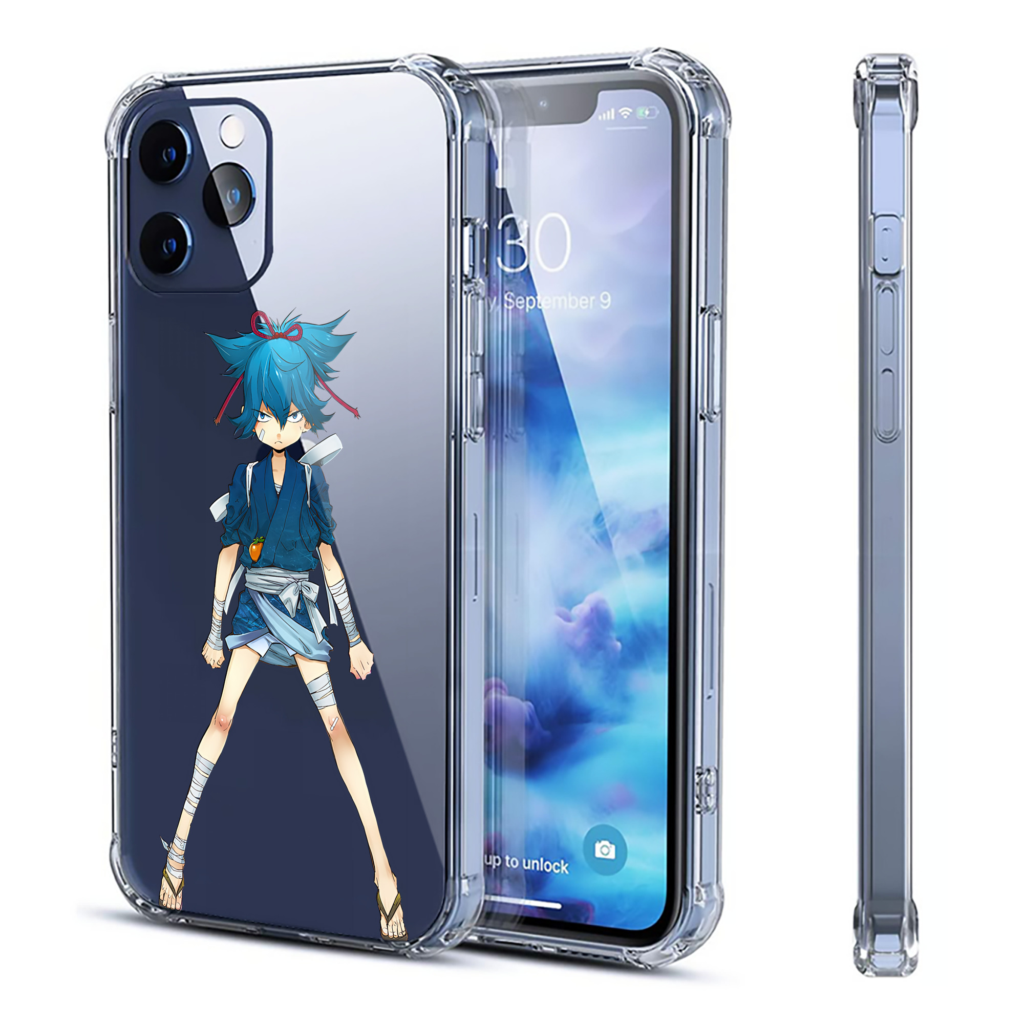 （画像用） 刀剣乱舞 Touken Ranbu 【iPhone 12シリーズ対応】透明スマホケース（クリアソフトケース）